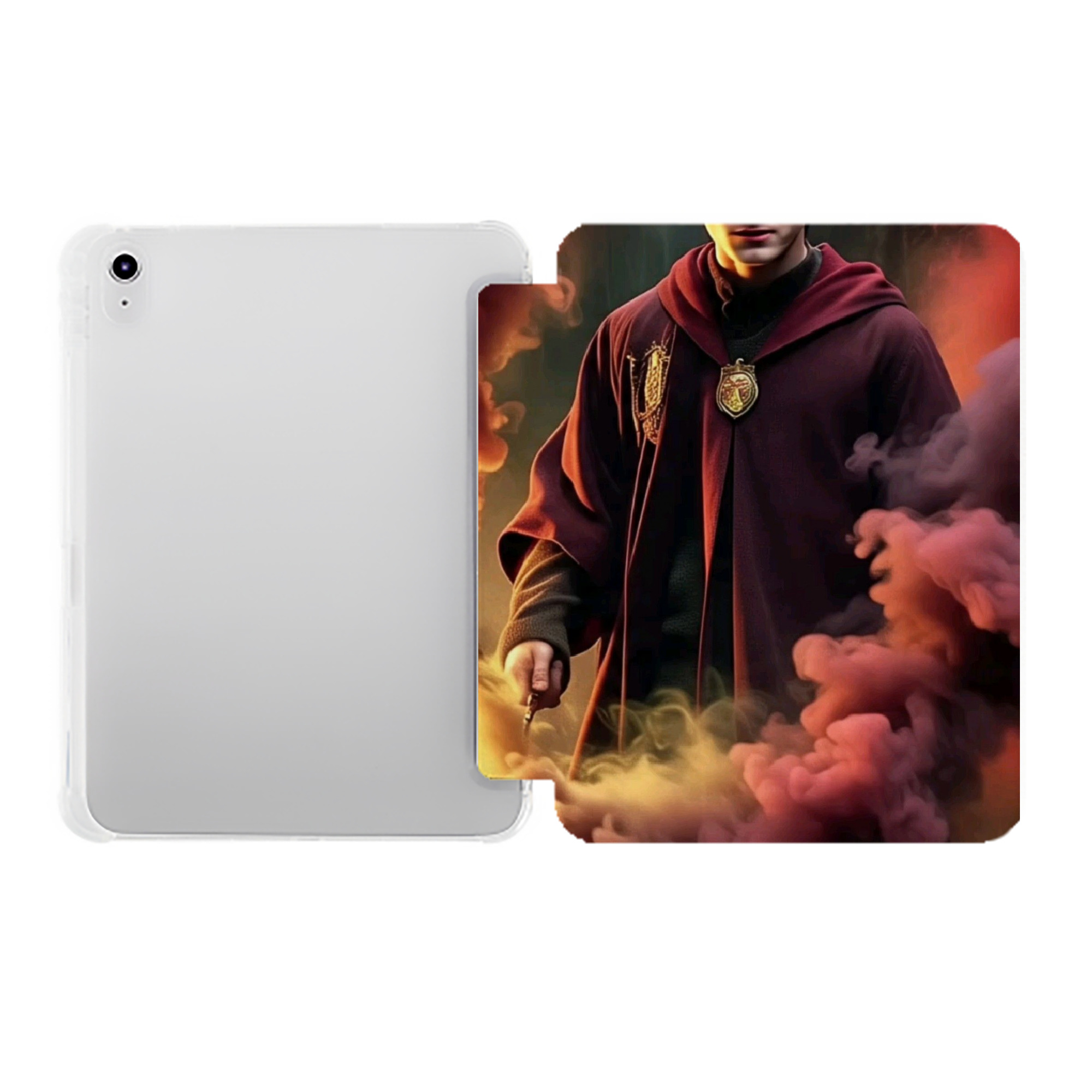 （画像用） Harry Potter ハリー・ポッターシリーズ IPad ケース ペン収納付き 三つ折りスタンド PUレザー×シリコン 対応機種9.5/10.5/10.9インチ